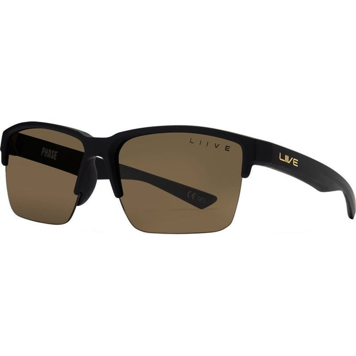 Phase X, Matte Black/Brown Lenses