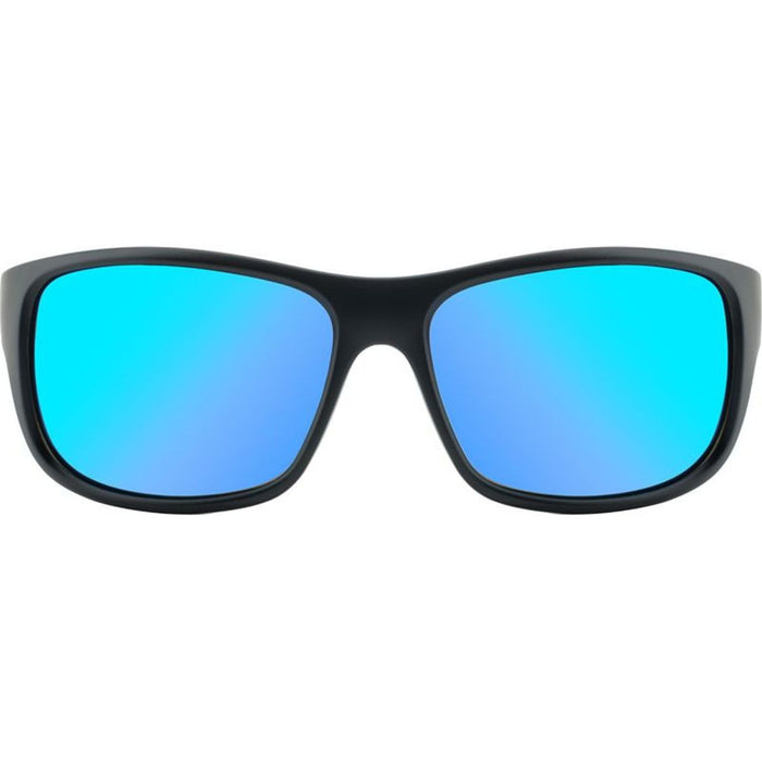 Phin, Satin Black/Ice Blue Mirror Polarised Lenses
