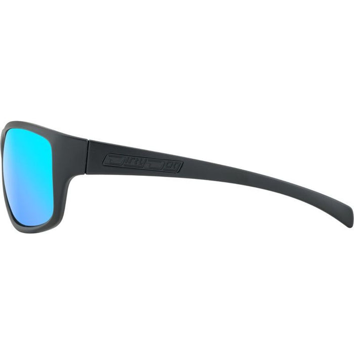 Phin, Satin Black/Ice Blue Mirror Polarised Lenses