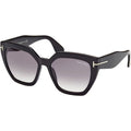 Phoebe FT0939, Shiny Black/Smoke Gradient Lenses