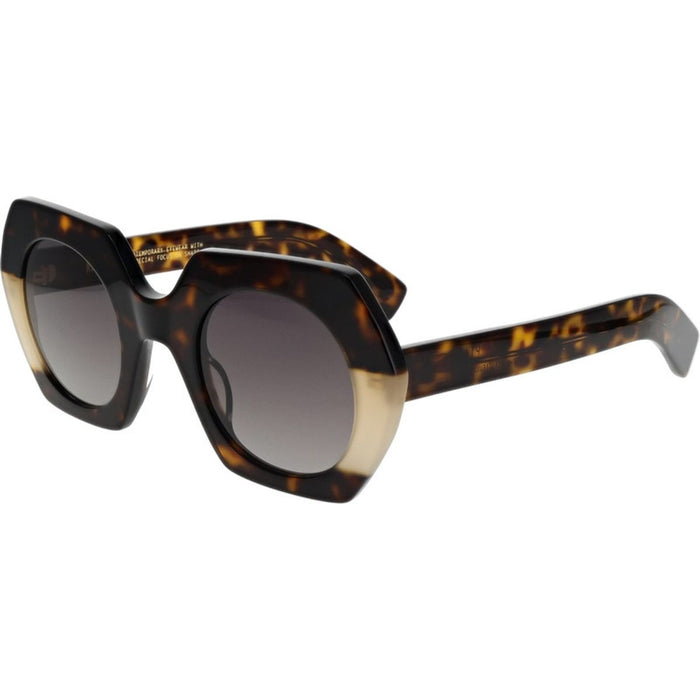 Piaf, Dark Brown Tortoiseshell/Grey Gradient Lenses