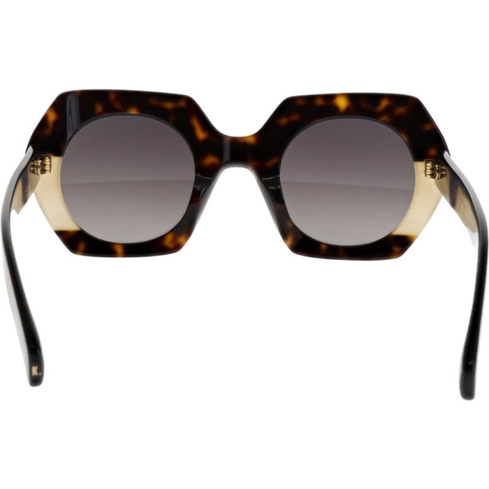 Piaf, Dark Brown Tortoiseshell/Grey Gradient Lenses