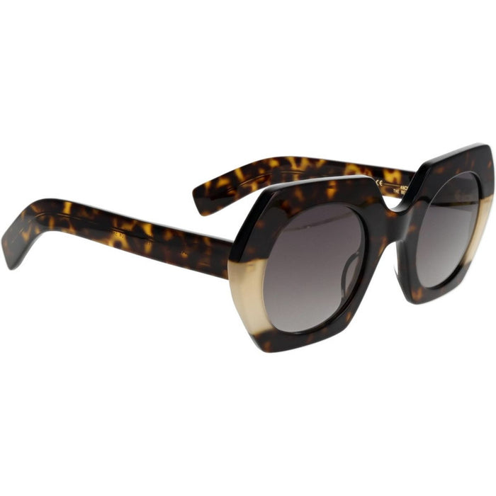 Piaf, Dark Brown Tortoiseshell/Grey Gradient Lenses