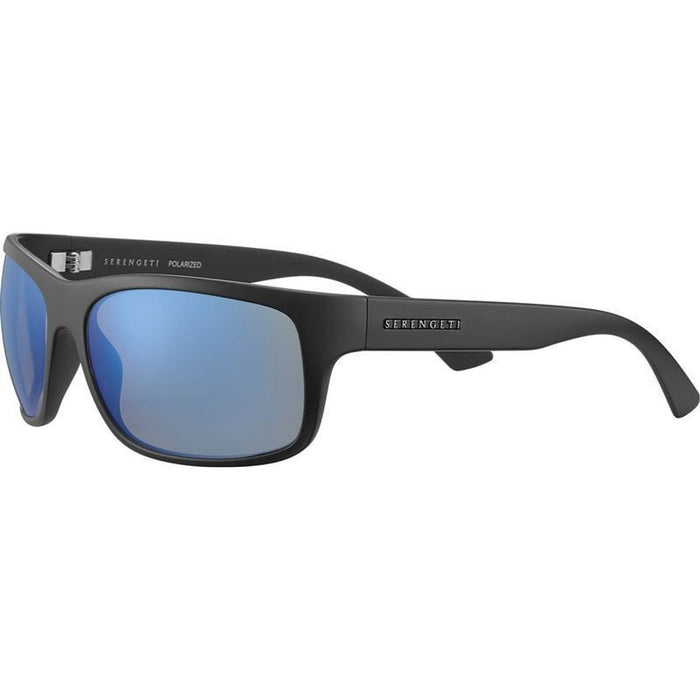 Pistoia, Satin Black/555nm Blue Photochromic Polarised Lenses