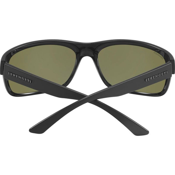 Pistoia, Shiny Satin Black/555nm Photochromic Polarised Glass Lenses