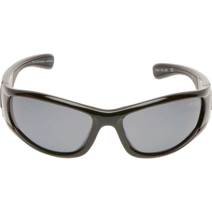 PK911 KIDS, Shiny Black/Smoke Polarised Lenses