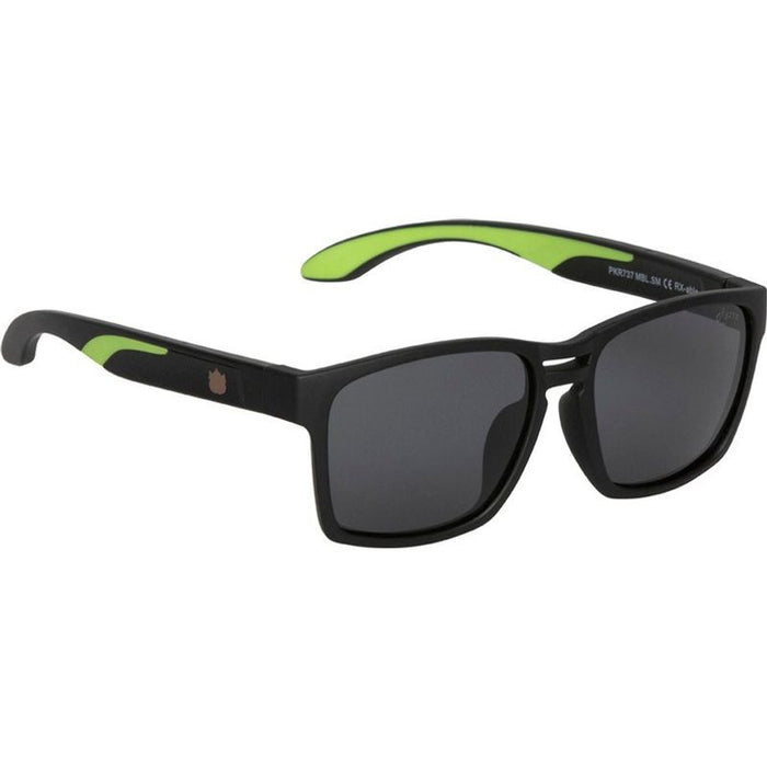 PKR737 RETRO, Matte Black/Smoke Polarised Lenses