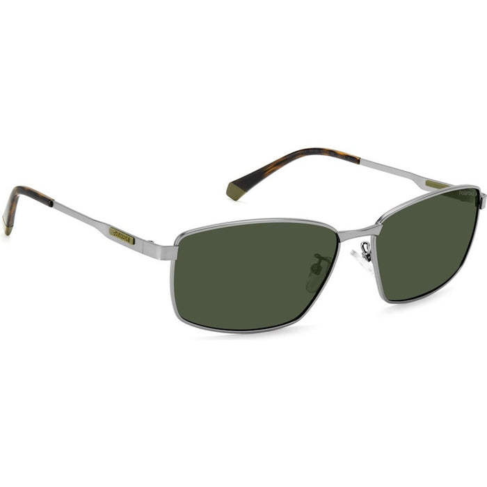 PLD 2137/G/S/X, Matte Ruthenium/Green Polarised Lenses 60 Eye Size