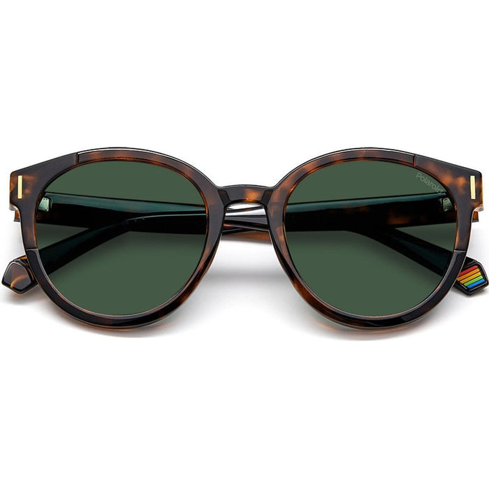 PLD 6185/S, Dark Havana/Green Polarised Lenses