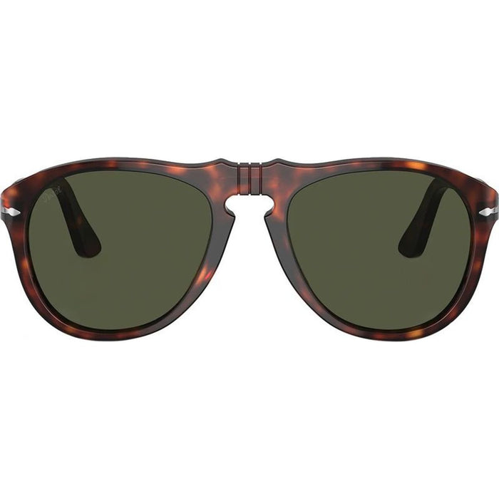 PO0649, Havana/Green Glass Lenses