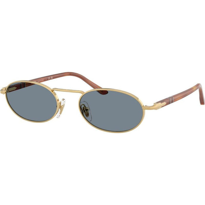 PO1023S, Gold/Blue Glass Lenses