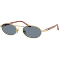 PO1023S, Gold/Blue Glass Lenses