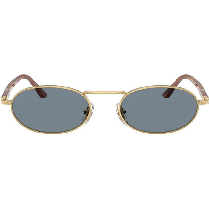 PO1023S, Gold/Blue Glass Lenses