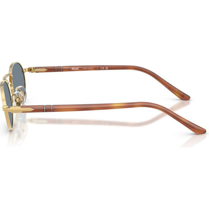 PO1023S, Gold/Blue Glass Lenses