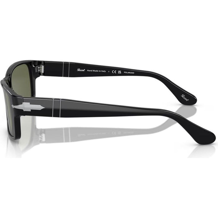PO2803S, Black/Green Glass Polarised Lenses