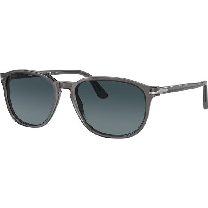 PO3019S, Transparent Grey/Blue Gradient Polarised Glass Lenses 52 Eye Size