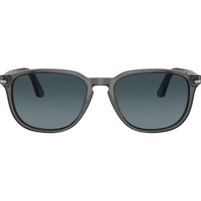 PO3019S, Transparent Grey/Blue Gradient Polarised Glass Lenses 52 Eye Size