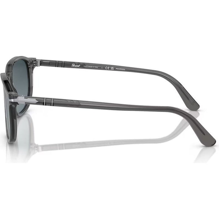 PO3019S, Transparent Grey/Blue Gradient Polarised Glass Lenses 52 Eye Size