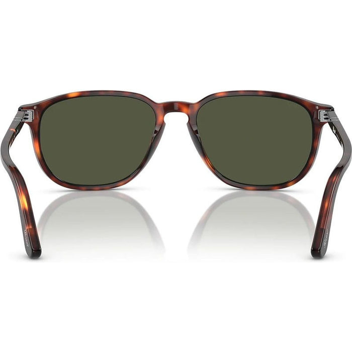 PO3019S, Havana/Green Glass Lenses 52 Eye Size