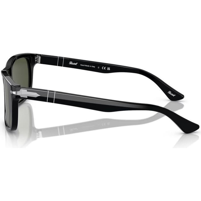 PO3048S, Black/Green Glass Lenses 58 Eye Size