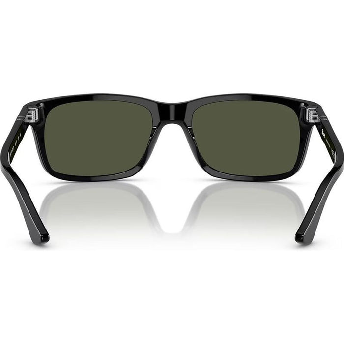 PO3048S, Black/Green Glass Lenses 58 Eye Size