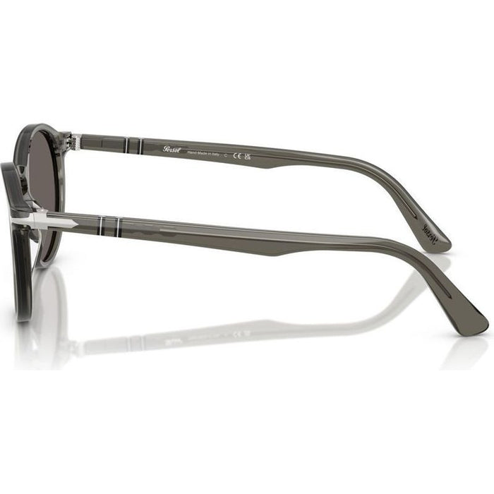 PO3171S, Transparent Taupe Grey/Dark Grey Glass Lenses