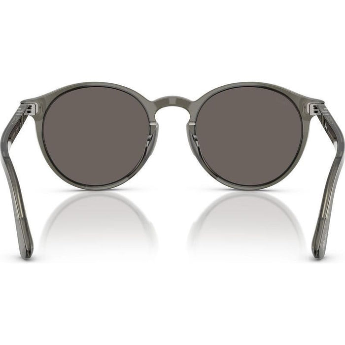 PO3171S, Transparent Taupe Grey/Dark Grey Glass Lenses