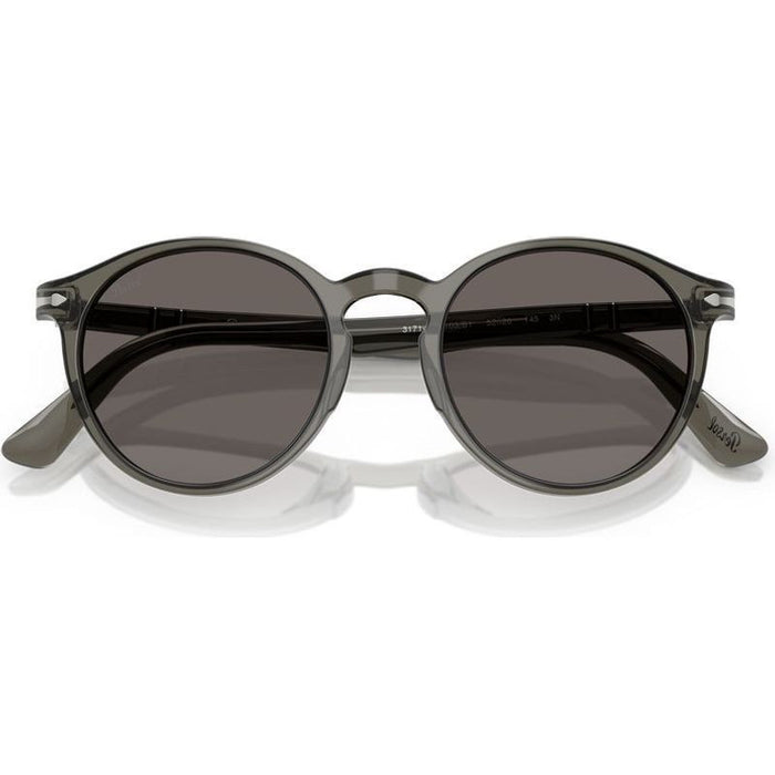 PO3171S, Transparent Taupe Grey/Dark Grey Glass Lenses