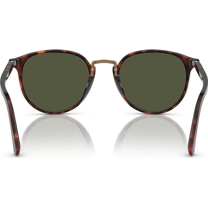 PO3210S, Havana/Green Glass Lenses
