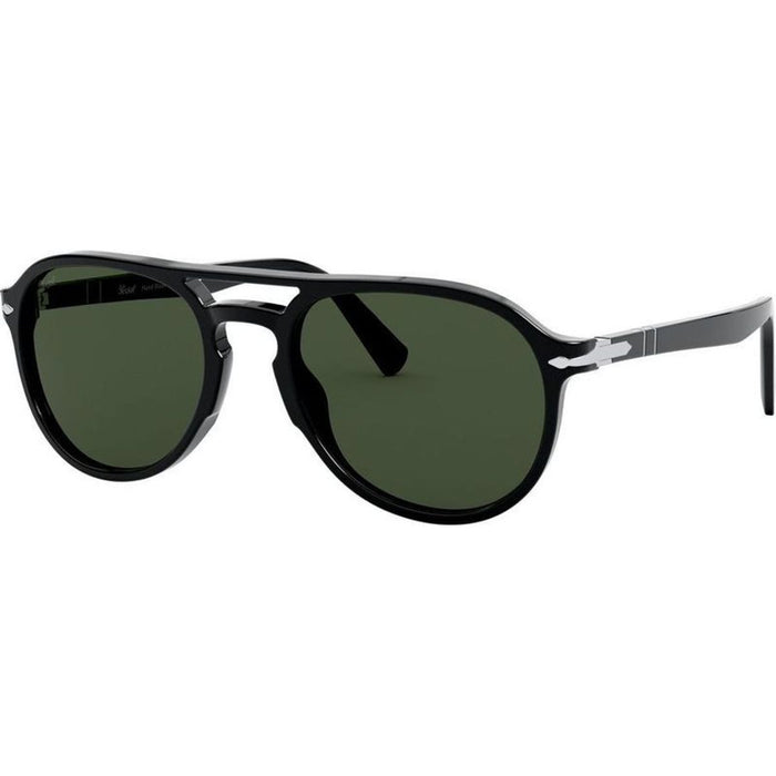 PO3235S, Black/Green Glass Lenses