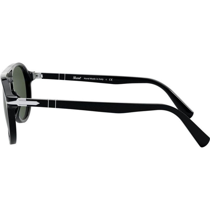 PO3235S, Black/Green Glass Lenses