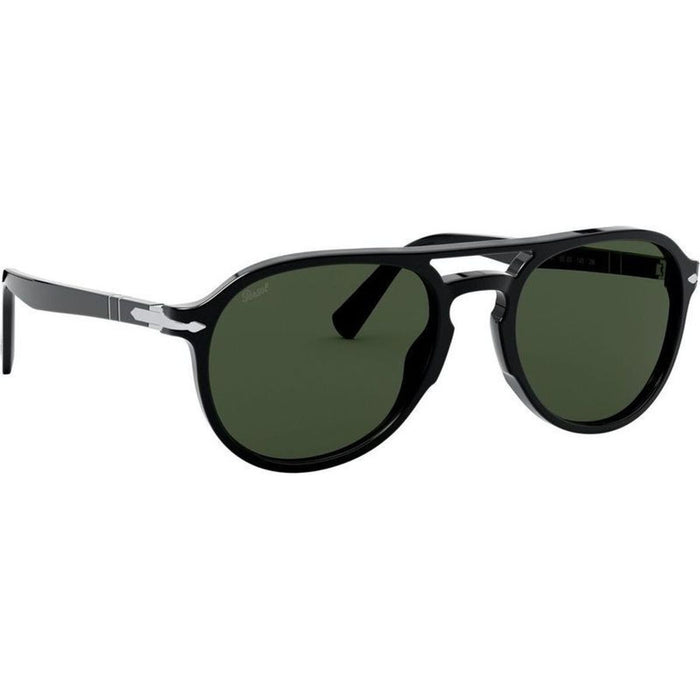 PO3235S, Black/Green Glass Lenses