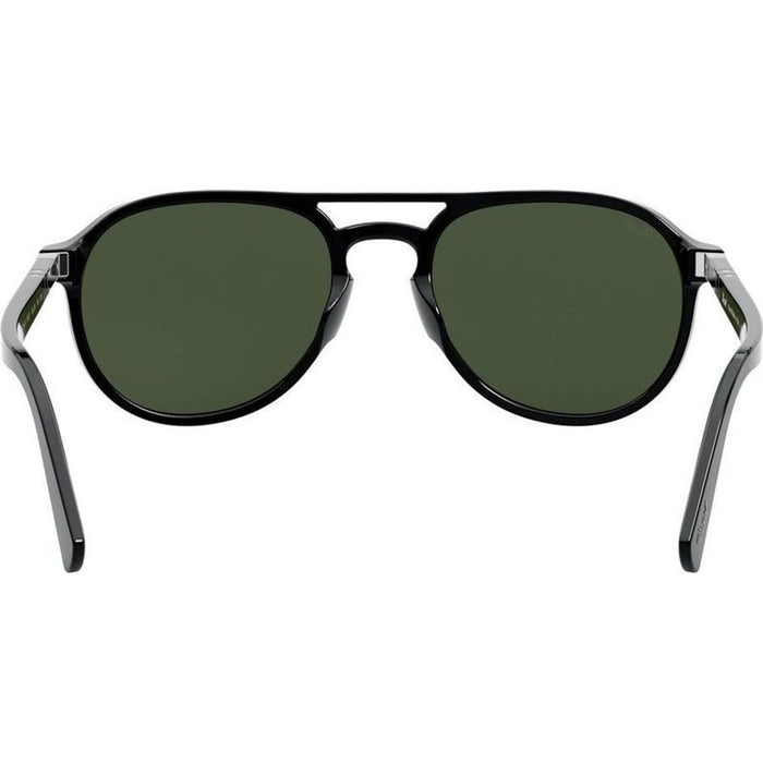 PO3235S, Black/Green Glass Lenses