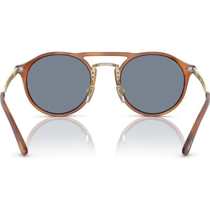 PO3264S, Terra Di Siena/Light Blue Glass Lenses