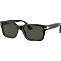 PO3272S, Black/Green Glass Lenses 55 Eye Size