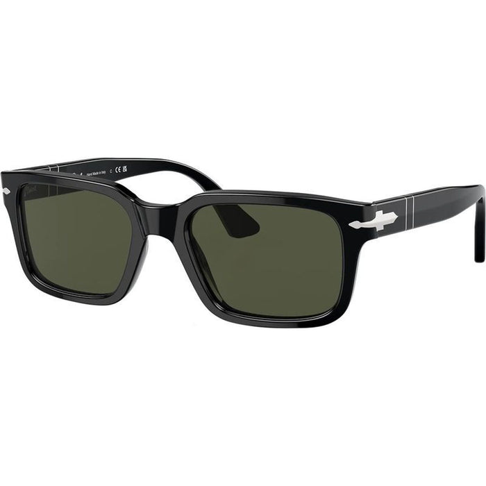 PO3272S, Black/Green Glass Lenses 53 Eye Size