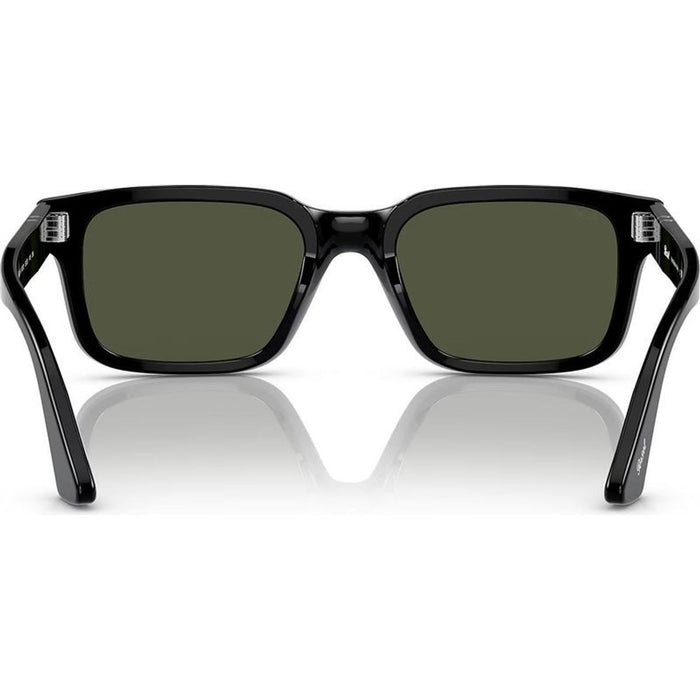 PO3272S, Black/Green Glass Lenses 55 Eye Size