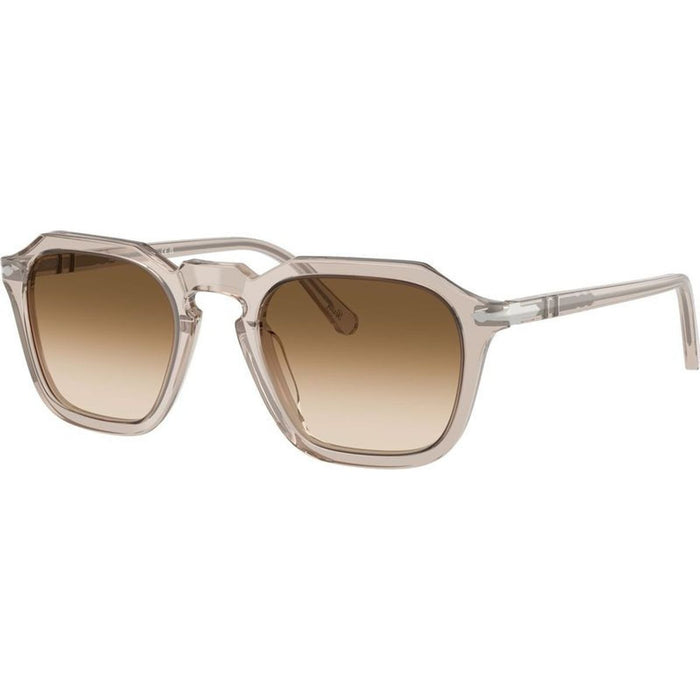 PO3292S, Transparent Brown/Brown Clear Gradient Glass Lenses