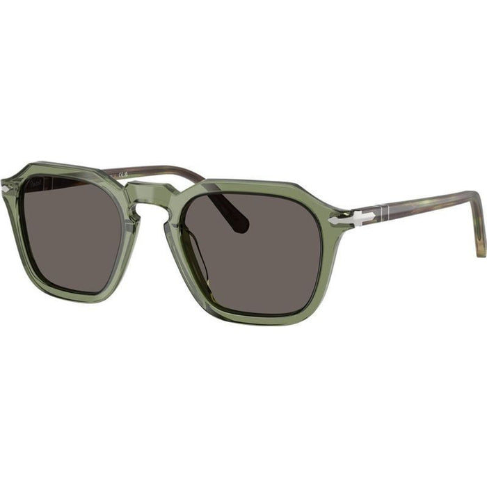 PO3292S, Transparent Green/Dark Grey Glass Lenses 52 Eye Size