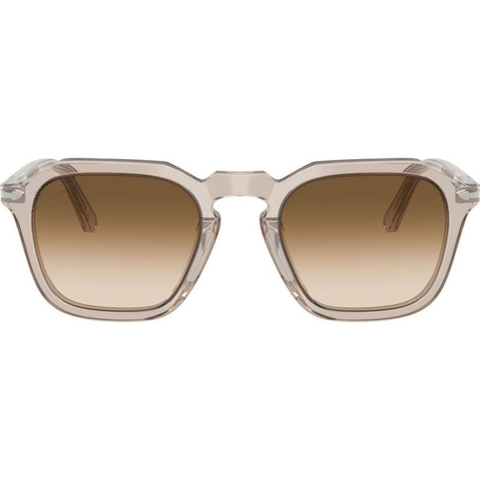 PO3292S, Transparent Brown/Brown Clear Gradient Glass Lenses