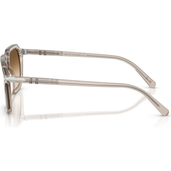 PO3292S, Transparent Brown/Brown Clear Gradient Glass Lenses