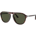 PO3302S, Havana/Green Glass Lenses