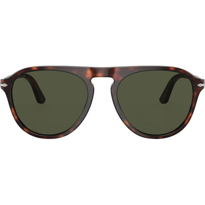PO3302S, Havana/Green Glass Lenses