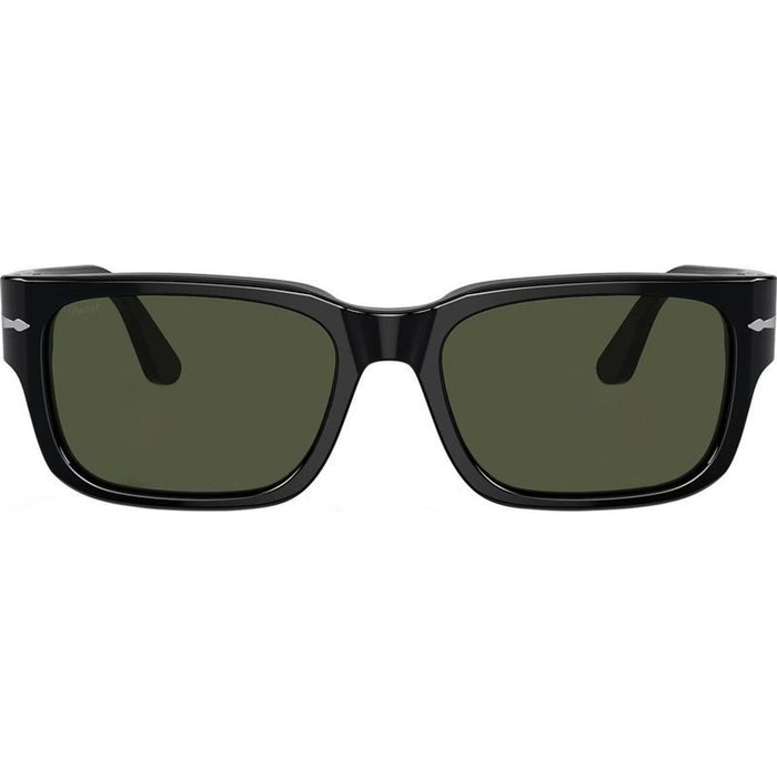PO3315S, Black/Green Glass Lenses 55 Eye Size