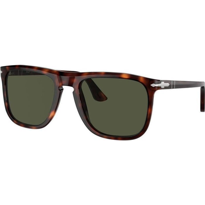 PO3336S, Havana/Green Glass Lenses 57 Eye Size