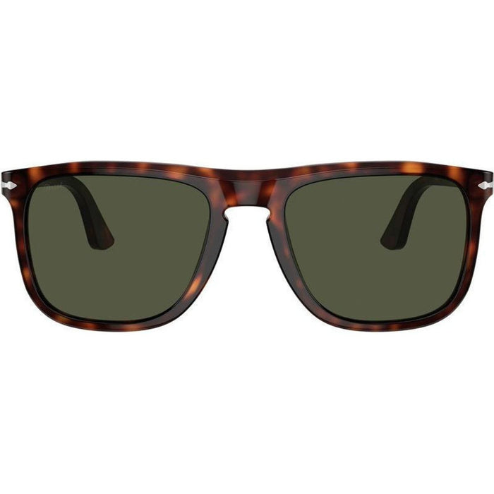 PO3336S, Havana/Green Glass Lenses 57 Eye Size