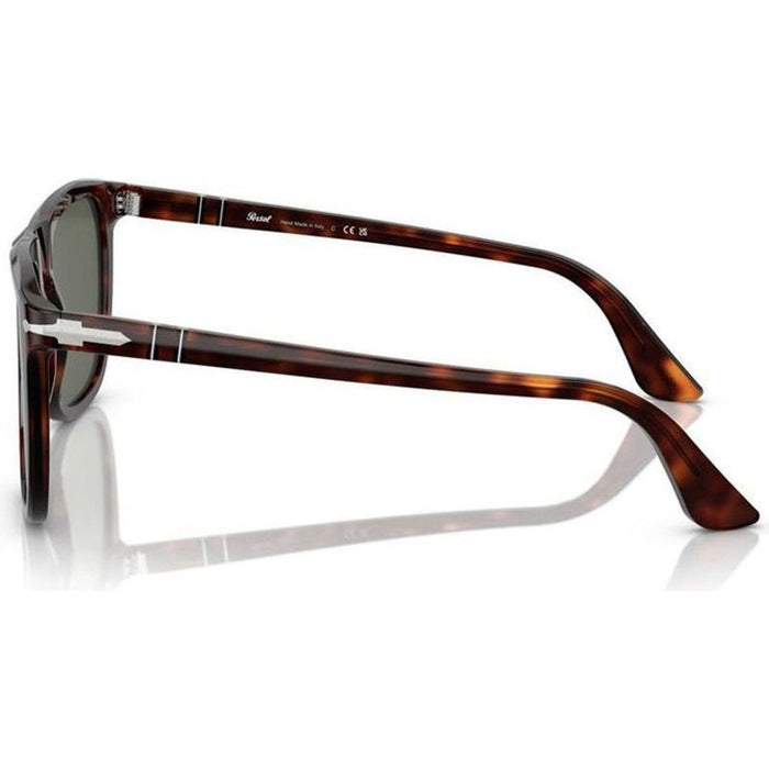 PO3336S, Havana/Green Glass Lenses 57 Eye Size