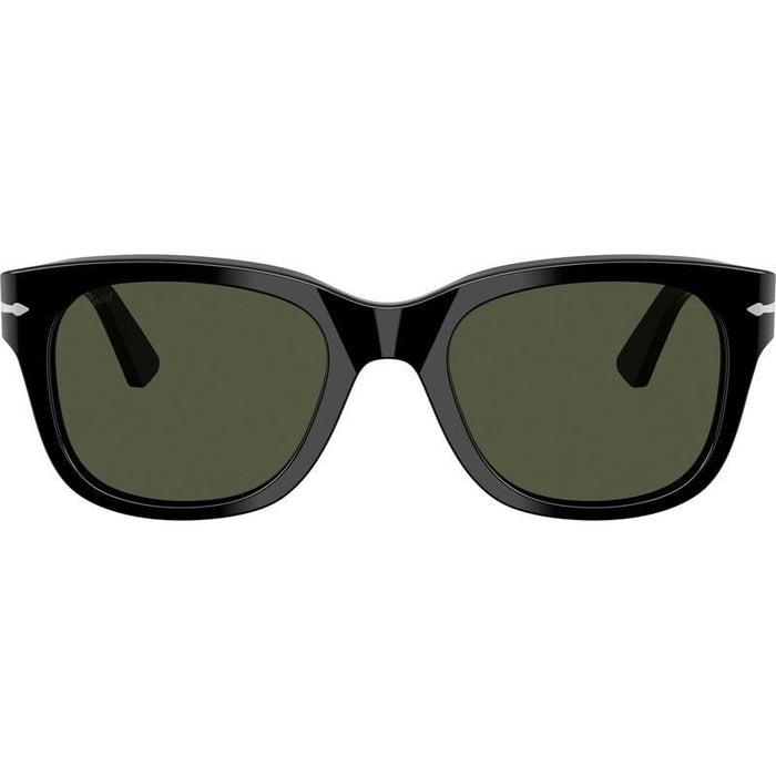 PO3372S, Black/Green Glass Lenses 53 Eye Size