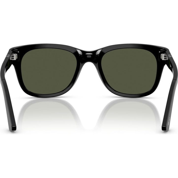 PO3372S, Black/Green Glass Lenses 53 Eye Size