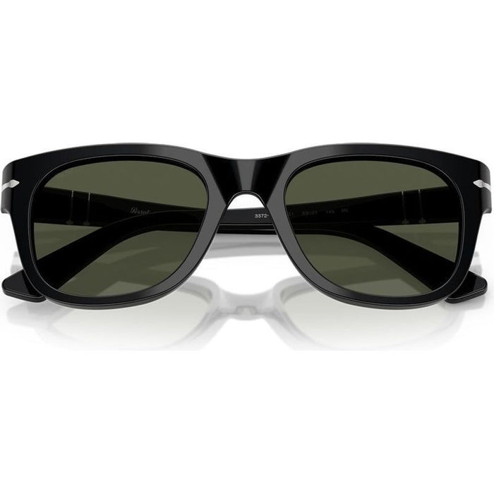 PO3372S, Black/Green Glass Lenses 53 Eye Size